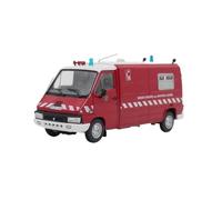 JIAYUNEU 1:43 For Renault Master Fire Truck Die-Cast Model Display Collectible Desktop Ornament Bedroom Decoration
