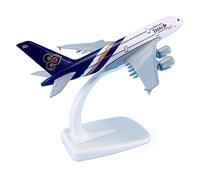 JIAYUNEU 1 500 14cm Airplane Model Alloy Aircrafts Airbus A380 For Thai Finished Product Plane Miniature Hobby Playset
