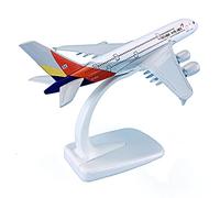 JIAYUNEU 1 500 14cm Airplane Model Metal Aircrafts Airbus A380 For Asiana Airlines Replica Plane Miniature Hobby Playset