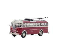 JIAYUNEU 1:72 For 60T Trolleybus Die-Cast Alloy Static Car Model Adult Collector's Display Piece Bedroom Decoration