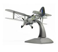 JIAYUNEU 1: 72 For British Twin Wing Fighter Model Die Cast Alloy Finished Scale Military Aircraft With Bracket Miniature Hobby Playset