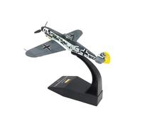 JIAYUNEU 1/72 For Diecast Alloy Model German Fighter War Thunder BF109F4 Military Missile Bomber(Picture 2 (QCYL249-BF109))