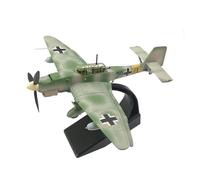 JIAYUNEU 1:72 For German Junkers Stuka JU-87 Bomber Fighter Airplane Metal Plane Model Collectors Miniature Hobby Playset