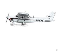 JIAYUNEU 1 72 Ggces012 Finished Model C172 For Small General Aircraft N176me Collection Miniature Hobby Playset