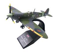 JIAYUNEU 1 72 Scale Diecast Metal Plane Aircraft Model for Spitfire Fighter Alloy Planetoy Set(WHITE)
