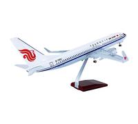JIAYUNEU 1 85 47cm With Wheels Airplane Aircrafts Boeing B737-800 For Air China Metal Die Casting Plane Model Planetoy Set