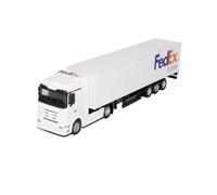 JIAYUNEU 1:87 For Logistics Locomotive Alloy Material Container Engineering Transport Truck Model Bedroom Decoration