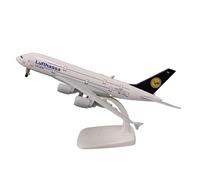 JIAYUNEU 18 * 20cm Alloy Metal Fit For Aviation AIRBUS 380 A380 Die-cast Aircraft Model Plane With Wheels Miniature Hobby Playset
