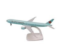JIAYUNEU 19cm Alloy Metal Fit For Aviation Boeing 777 B777 Airplane Model W Landing Wheel Gear Aircraft Die Cast Miniature Hobby Playset
