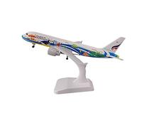 JIAYUNEU 19cm Fit For Bangkok A320 Airline Airbus 320 Alloy Metal Aircraft Model With Wheels Collection Or Gift Miniature Hobby Playset