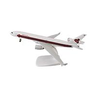 JIAYUNEU 20 Cm Fit For MD MD-11 Aviation Die-cast Aircraft Model With Wheels Landing Gear For Decoration Or Gifts Miniature Hobby Playset
