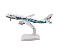 JIAYUNEU 20cm 1/400 For A320 With Landing Gear Alloy Airplane Model Static Display Collectible Toy Miniature Hobby Playset