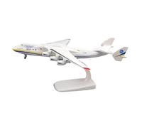 JIAYUNEU 20cm 1:400 For Metal Diecast Transport Aircraft Miniature An-225 Model With Wheel Decoration Miniature Hobby Playset
