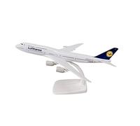JIAYUNEU 20cm Alloy Metal Fit For Aviation B747 Boeing 747-8 Airplane Model Airways Die Cast Gift Miniature Hobby Playset