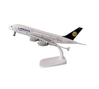 JIAYUNEU 20cm For Lufthansa Boeing B747 A380 Airbus Alloy Die-Cast Airplane Model Plane With Wheels Planetoy Set(A380)