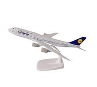 JIAYUNEU 20cm For Lufthansa Boeing B747 A380 Airbus Alloy Die-Cast Airplane Model Plane With Wheels Planetoy Set(B747)