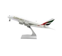 JIAYUNEU 30cm 1/240 For A380 Resin Diecast Airplane Model Kit With Wheels Static Display Collectible Miniature Hobby Playset