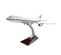 JIAYUNEU 32cm 1：200 For Diecast Resin Aircraft Model B747 Souvenirs Collection Desktop Decoration Miniature Hobby Playset