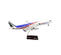 JIAYUNEU 44cm 1/100 For Diecast Resin Airplane Model A321neo With Light Collection Desktop Display Miniature Hobby Playset(Without lights)