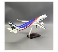 JIAYUNEU 44cm 1/100 For Diecast Resin Airplane Model A321neo With Light Collection Desktop Display Miniature Hobby Playset(With lights)