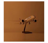 JIAYUNEU 47CM 1/130 For B787 Diecast Resin Airplane Model Creative Decorations Or Aircraft Souvenirs Miniature Hobby Playset(With lights)