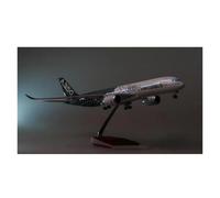 JIAYUNEU 47CM 1/142 For A350 Plane Model With Light Wheel Diecast Plastic Resin Collection Miniature Hobby Playset(With lights)