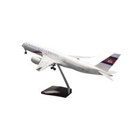 JIAYUNEU 47cm 1/142 For Diecast Resin Airplane Model A350 With Light Collection Desktop Souvenirs Miniature Hobby Playset(Without lights)