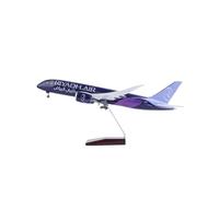 JIAYUNEU 47cm 1/142 For Diecast Resin Airplane Model A350 With Light Collection Display Ornaments Miniature Hobby Playset(Without lights)