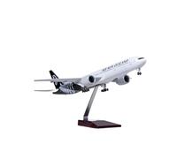 JIAYUNEU 47cm 1/157 For 777 Diecast Model Resin Plane With Light Airplane Collection Display Toys Miniature Hobby Playset(Without Lights)