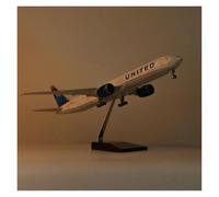 JIAYUNEU 47CM 1/157 For B777 Light And Wheel Landing Gear Resin Models Plane Toy Collection(Picture 2 (with light))