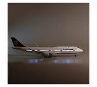 JIAYUNEU 47CM Fit For Aviation B777 W Airplane Adult Gift Collection Display Souvenir Aircraft Rack With Wheels Miniature Hobby Playset(B)