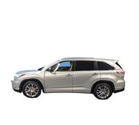 JIAYUNEU Die-Cast 1:18 For 2015 Highlander Silver Alloy Static Car Model Collection Souvenir Bedroom Decoration