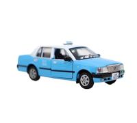 JIAYUNEU Die-cast 1/64 For Alloy Crown Taxi Model Miniature Display Static Collectible Decorations Bedroom Decoration