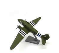 JIAYUNEU Diecast 1 100 Scale For Douglas C-47 Skytrain WWII Transport Fighter Alloy Aircraft Model Static Display Toy Collection Miniature Hobby Playset