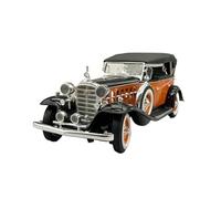 JIAYUNEU Diecast 1:18 For 1932 V16 Sport Phaeton Alloy Car Model Collection Decoration Display Bedroom Decoration(Orange)