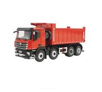 JIAYUNEU Diecast 1:24 For Dump Truck Alloy Vehicle Model Miniature Decoration Collection Ornament Bedroom Decoration