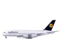 JIAYUNEU For 380 A380 Lufthansa Airline Model Die Cast Plastic Resin Aircraft Collection 50.5CM 1 160 Miniature Hobby Playset
