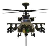 JIAYUNEU For AH-64 Helicopter Army Fighter Model Adult Kids Toy Military 1 72 Scale Miniature Hobby Playset