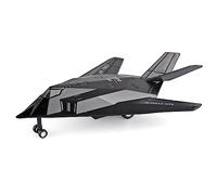 JIAYUNEU For American F117 Stealth Fighter Model Kit Metal Die-casting Aircraft With Sound And Light Miniature Hobby Playset