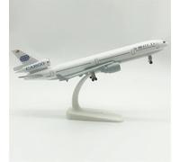 JIAYUNEU Metal Aircraft Model 20cm 1 400 for Mcdonnell Douglas Md-11 Replica Alloy Material With Landing Gear Planetoy Set(American Global)