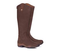 JIAYUTOO 1 Pair Women Equestrian Boots Fashion PU Leather Knight Long Boots Outdoor Horse Racing Riding Boots for Ladies (Brown,42)