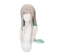 Jibaku Shounen Hanako Kun Cosplay Wig Nene Yashiro Long Silver Gray Green Heat Resistant Hair Party Costume Wigs Style 2