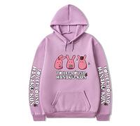 Jibaku Shounen Hanako-kun Hoodie Unisex Harajuku Toilet Bound Hanako Kun Long Sleeve Sweatshirt Hooded Pullover Clothes for Aldult Teens Tops Purple