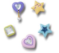Crocs Jibbitz Charms, Dazzling Gems 5 Pack
