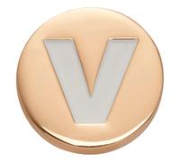 Jibbitz Gold Letter V Pin