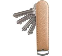 Jibbon Italian Leather Key Organizer | Marine Grade 316 Stainless Steel Leather Keychain -Key Holder Hold UpTo 9 Standard Keys