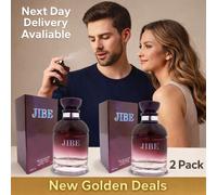 Jibe Men's Perfume 100ml Eau De Toilette For Him EDT Aftershave Spray 2 Pack