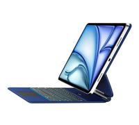 Jibrealg Keyboard Case for iPad Air 11" (M3 2025 / M2 2024) & iPad Pro 11"(1st/2nd/3rd/4th Gen), Slim Magic Keyboard with Multi-Touch Trackpad for 10.9" iPad Air 4th/5th Gen with 7-Color Backlit,Blue
