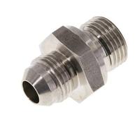 JIC Double Nipple G1/2'' x UNF 3/4''-16 (Dash Size 8) Stainless Steel FKM 275bar (3863.75psi)