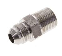 JIC Double Nipple UNF 3/4''-16 (Dash Size 8) x 1/2'' NPT Stainless Steel 210bar (2950.5psi)